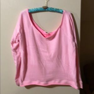 Victoria Secret off the shoulder, long sleeve T